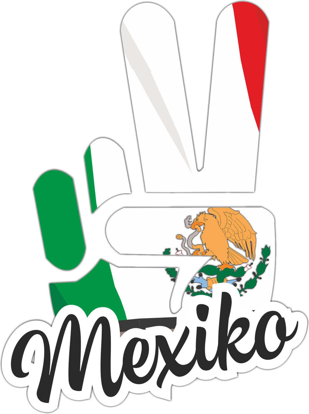 Rvus Sticker Sticker - Bumper Sticker - Mexico - Victory - Victory - Rear Window - Etsy