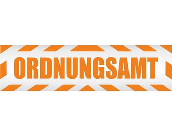 Kiwistar Magnetschild „Kampfmittelräumdienst“ – 30 Cm Neonorange, Magnetisch Für Auto & Metall