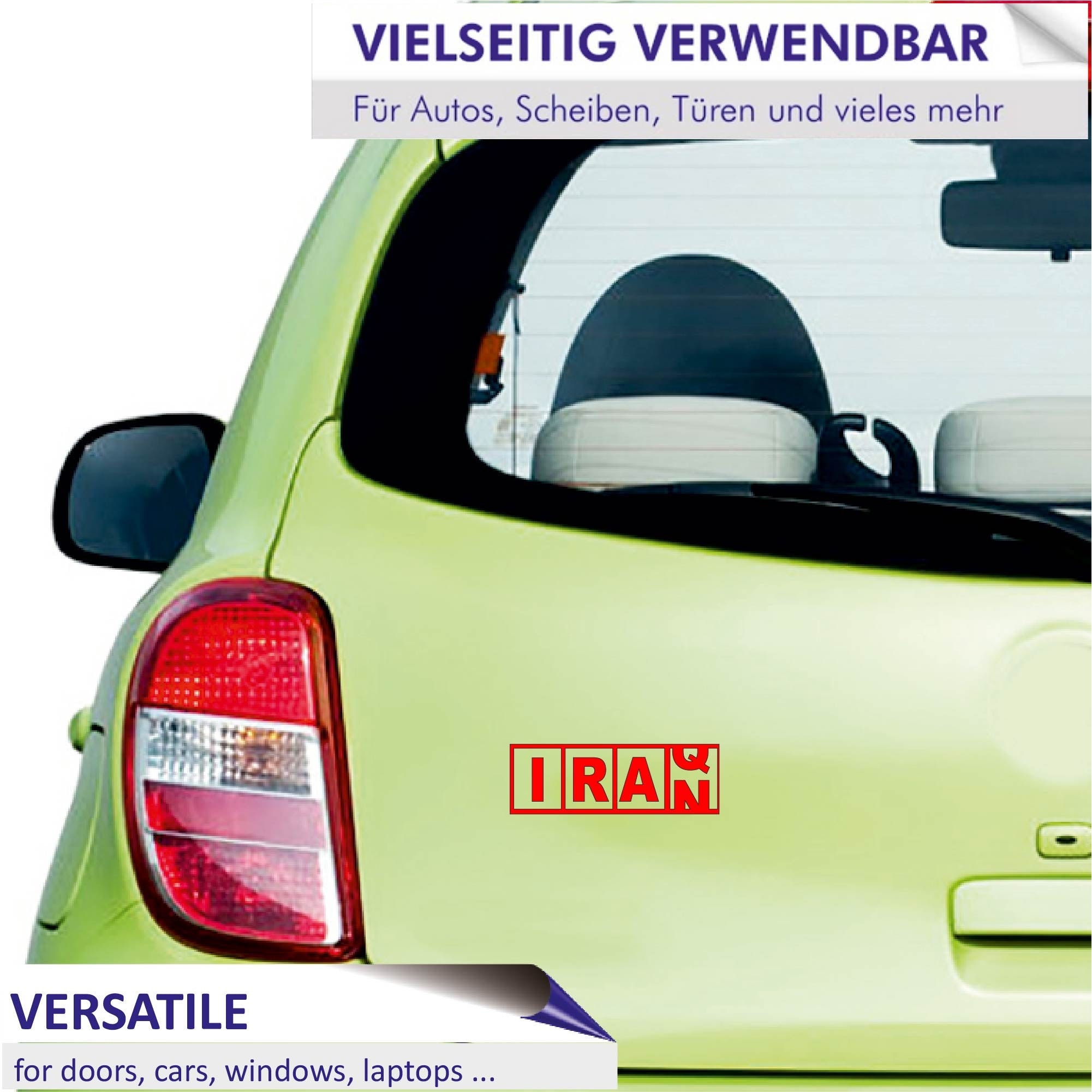 Car Sticker Iraq Iran 210 X 70 Mm - Etsy