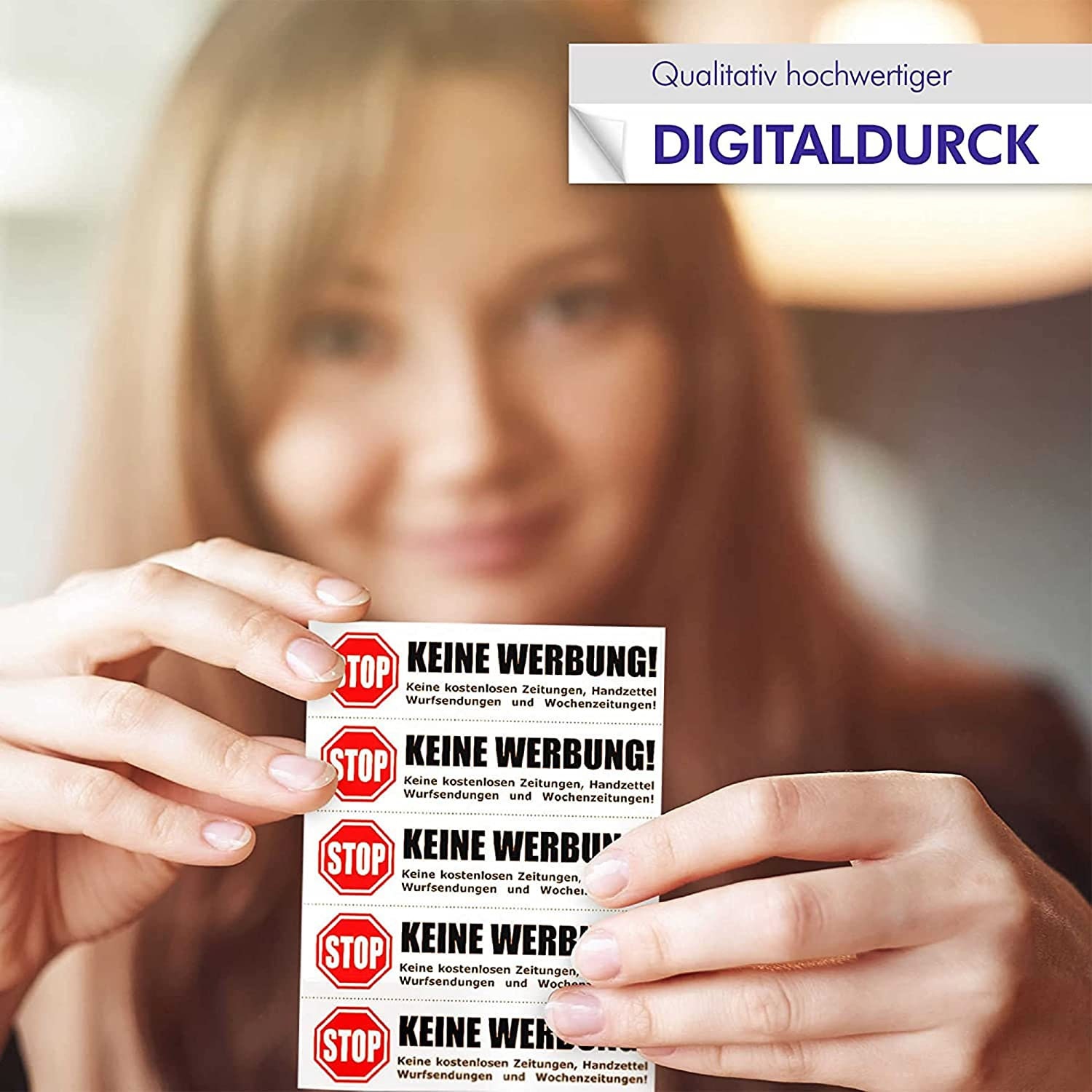 Lot De 25 Autocollants Pour Boîte Aux Lettres - 75 Mm X 20 Mm - Pas De Journaux, De Documents, D'envois Et De Journaux Hebdomadaires Gratuits