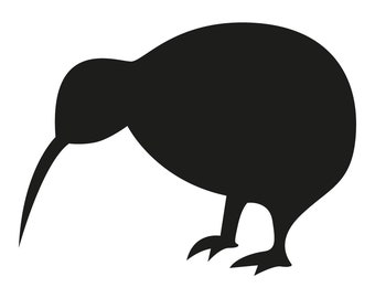 Car sticker - Kiwi New Zealand - 160 x 120 mm