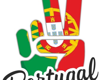 Sticker - Car Sticker - Portugal - Victory - Victory - Rear Window