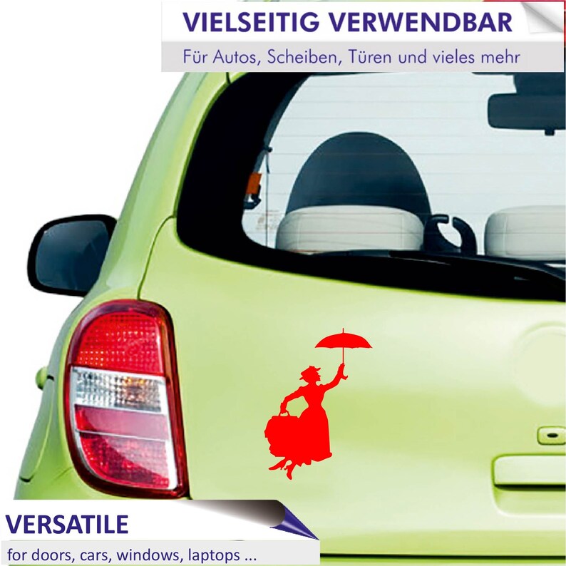 Bumper Sticker Mom Umbrella 210 X 150 Mm - Etsy