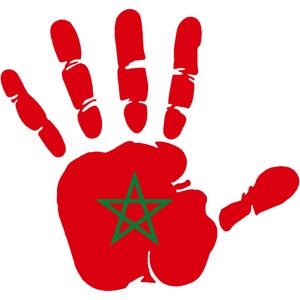 Adesivo - adesivo per auto - Marocco - adesivo per lunotto