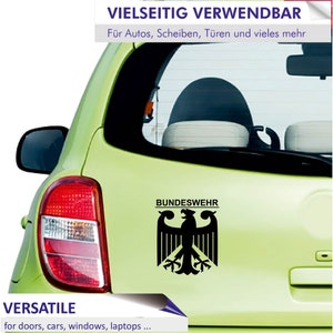 Car sticker - Bundeswehr with eagle - 180 x 150 mm image 8