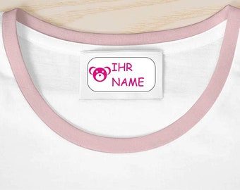Name Sticker Clothing - Sticker Textiles - 23 x 12 mm for Laundry Labels - School Clothes Clothing Labels - Children KITA 0238