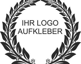 Geschäftslogo Einfarbiger Fensteraufkleber Dekoratives Kunstdekor für geschäftliche kommerzielle Werbung - Aufkleber Firma Büro Fenster Logo