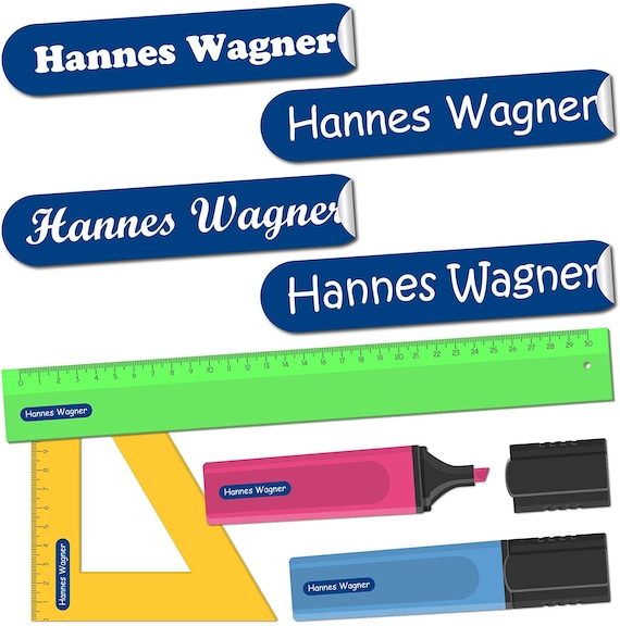 10-1000 Stickers Name Stickers Self-adhesive 36 X 7 Mm - Etsy