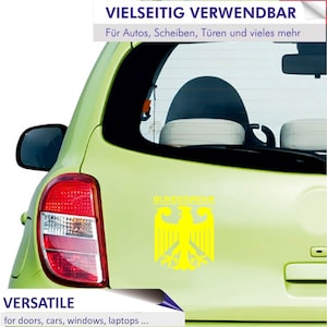 Car sticker - Bundeswehr with eagle - 180 x 150 mm image 10