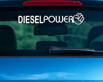 Car Sticker - Diesel Power - 210 x 40 mm