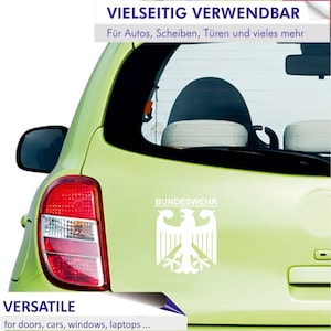 Car sticker - Bundeswehr with eagle - 180 x 150 mm image 7