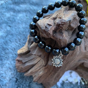 Sunflower earrings and bracelet
