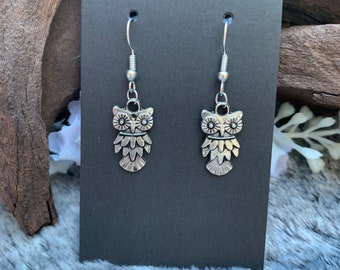 Owl earrings (medium)