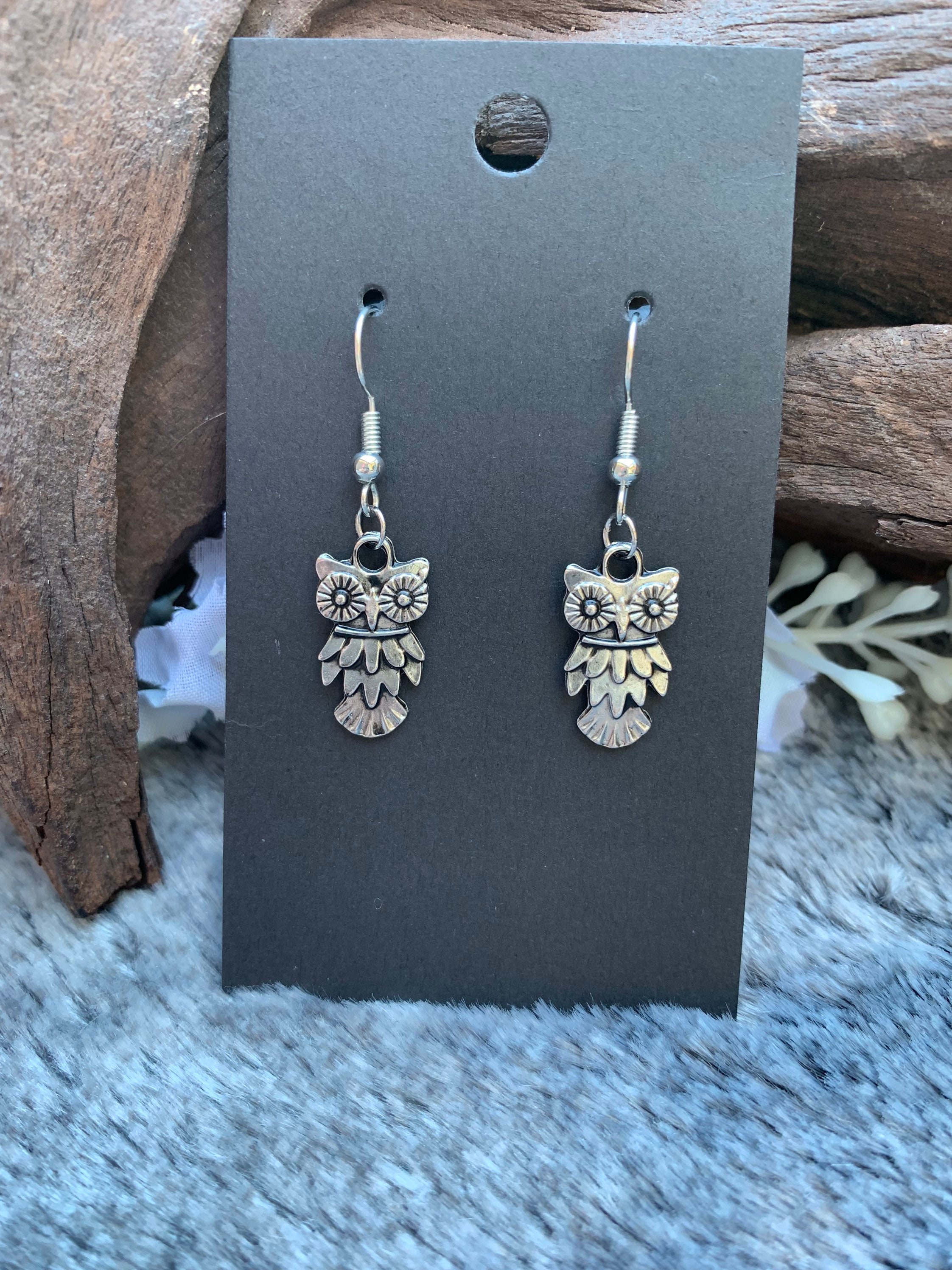 Owl earrings (medium)