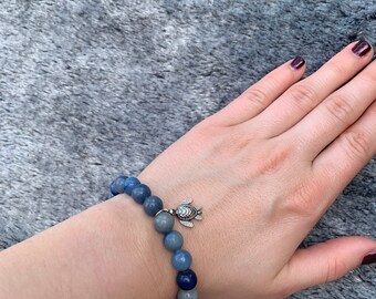 Turtle charm bracelet