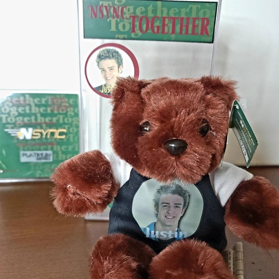 Limited Edition 2000 NSYNC Together Justin Timberlake Teddy - Etsy