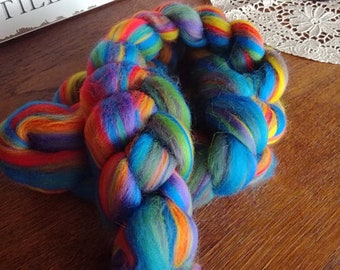 Kammzug Merino Rainbow 100g