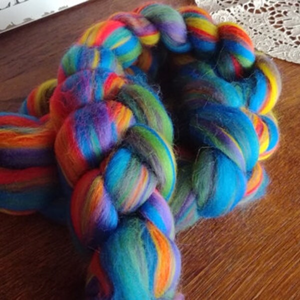 Kammzug Merino Rainbow 100g