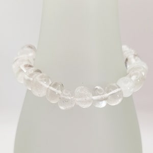 Bergkristall Barockarmband Nuggets 9-11mm - Bergkristall Armband - Armband aus Bergkristall Nuggets * Geschenk für Spirituelle