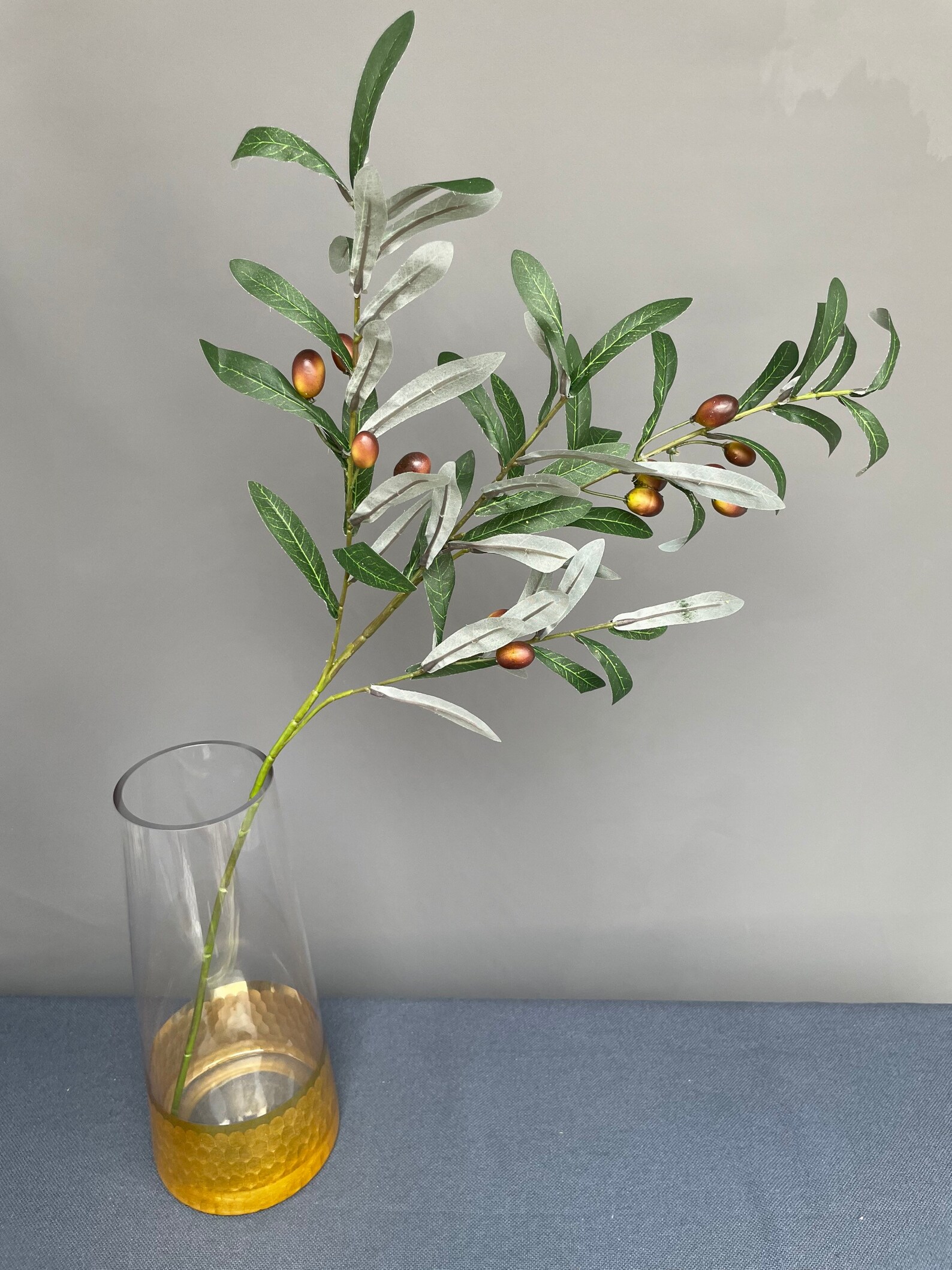 28 Autumn Olive branch Artificial Faux Flower Branch Single Etsy