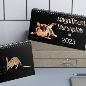 Magnificent Marsupials of 2025 Desktop Calendar