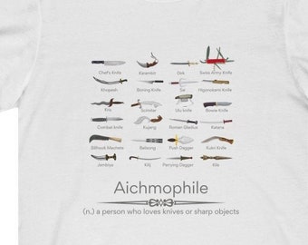 Aichmophile - knives and sharp things lover T-shirt