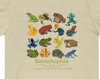Batrachophile - frog lover t-shirt
