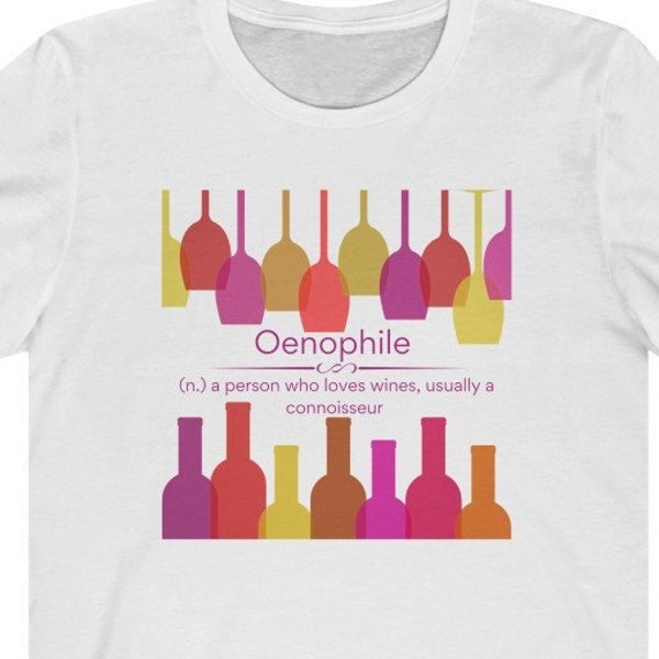 Oenophile - wine lover T-shirt