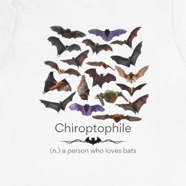 Chiroptophile - Bat Lover T-shirt