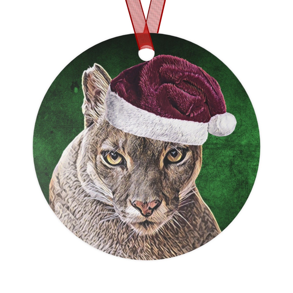 Mountain lion christmas ornament Clearance