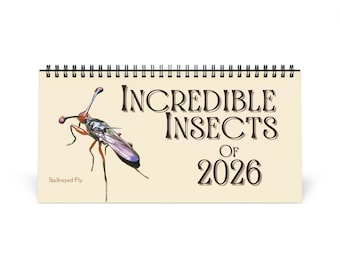 Incredible Insects 2026 Desktop Calendar