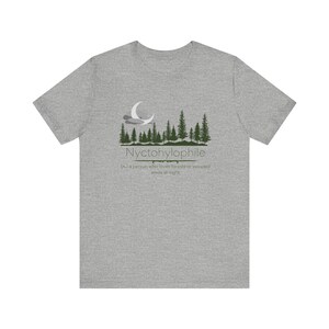 Nyctohylophile II - lover of dark forests or wooded areas T-shirt