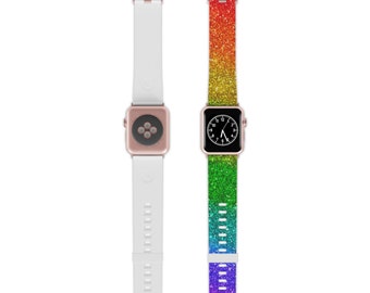 Glitter Rainbow Watch Band for Apple Watch