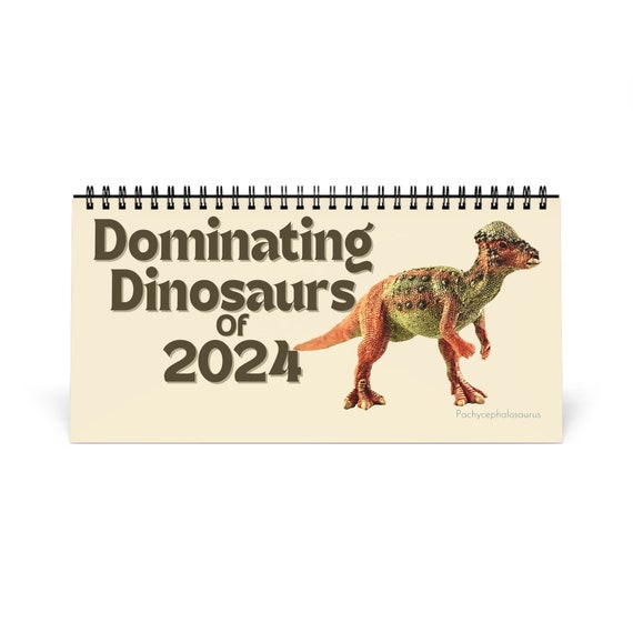 Calendrier 2024 spécial dinosaures