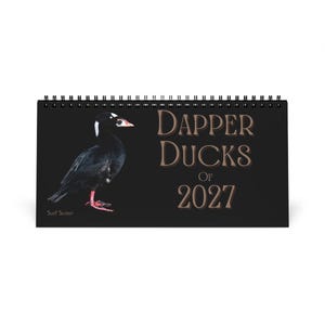 Dapper Ducks of 2027 Desktop Calendar