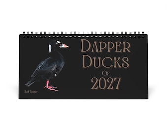 Dapper Ducks of 2027 Desktop Calendar