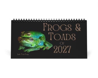 Frogs & Toads of 2027 Desktop Calendar