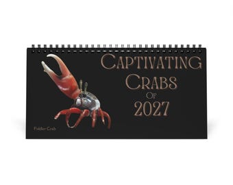 Captivating Crabs of 2027 Desktop Calendar