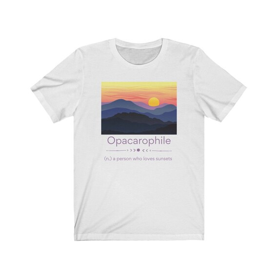 Opacarophile Sunset Lover T-shirt | Etsy