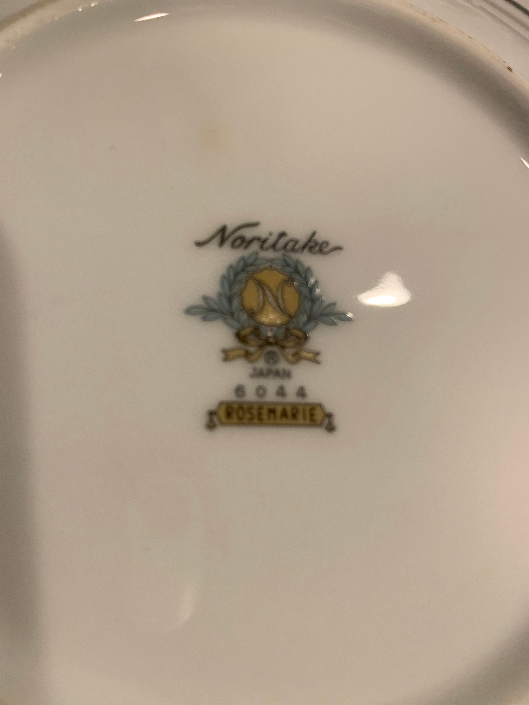 Vintage Noritake China Rosemarie Pattern 6044 Rose Pattern Etsy