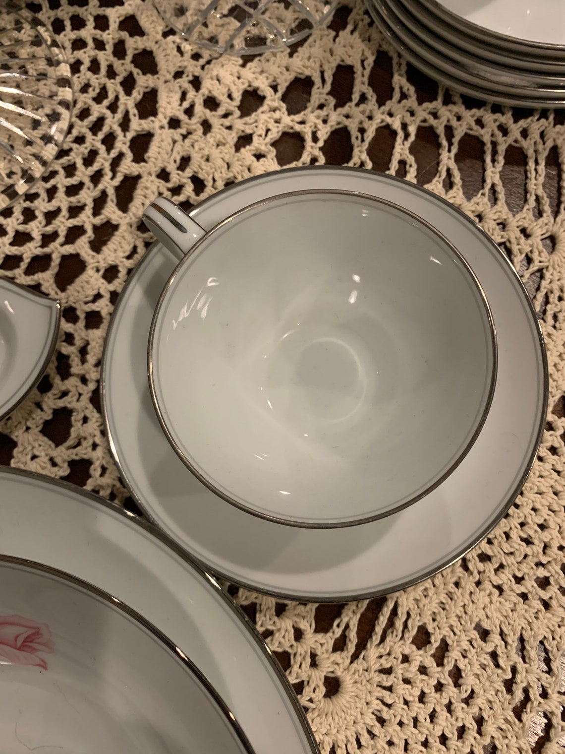 Vintage Noritake China Rosemarie Pattern 6044 Rose Pattern Etsy
