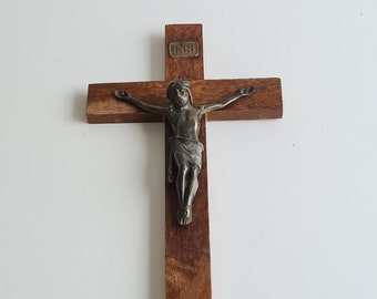 Wall Crucifix, Wooden Church Cross, Jesus Christ