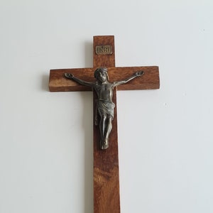 Wall Crucifix, Wooden Church Cross, Jesus Christ
