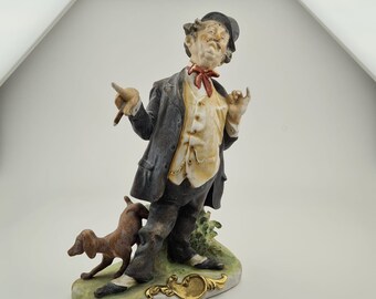 Vintage Capodimonte Figurine,Handmade Italy