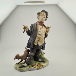 Vintage Capodimonte Figurine,Handmade Italy
