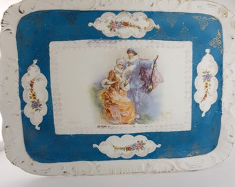 Vintage French Porcelain Tray(1940)
