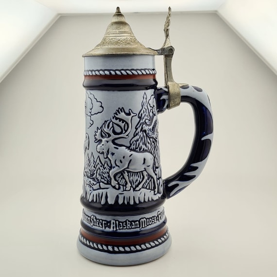 Vintage 1976 Avon Collectible Beer Stein, Vintage Avon Beer Stein