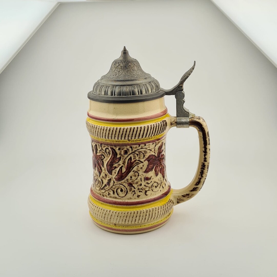 Original BMF Beer Stein Lidded Zinn Beer Mug,german Beer Stein,german