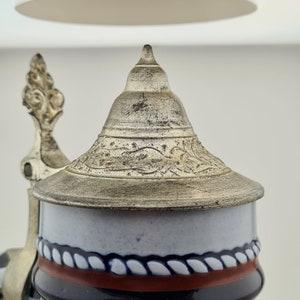 Vintage 1976 Avon Collectible Beer Stein, Vintage Avon Beer Stein with Pewter Lid image 9