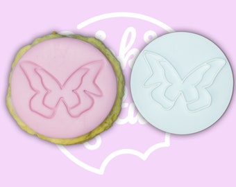 Princess Butterfly - Cookie Embosser Stamp for Fondant Icing